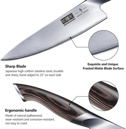3 Pieces Knife Set, Professional Japanese Kitchen Knife Set3