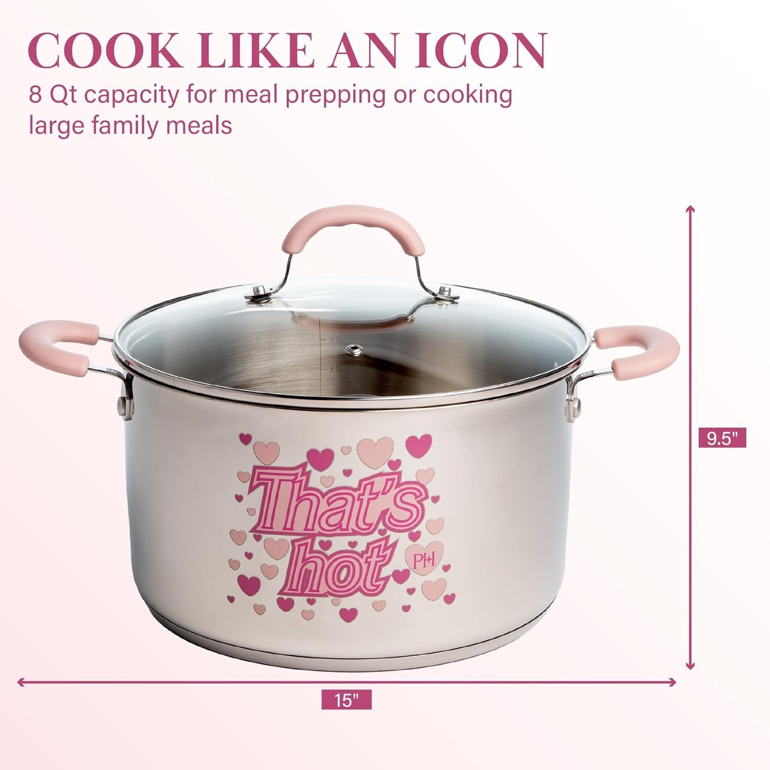 stainless-steel-stock-pot-with-iconic-color-changing-thats-hot-heat-indicator-decal-features-soft-grip-handles-and-measure-marks-8-quart-pink