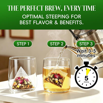 Dr. Siana Dandelion Root Tea Bags，Burdock Root Tea & Green Tea，5G X 30 Teabags - Premium Natural Herbal Tea, Support Digestive Function8