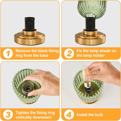 Cordless Table Lamp for Bedroom, Touch Stepless Dimmable5