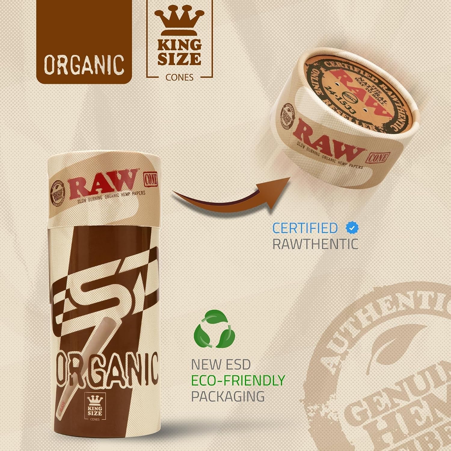 cones-organic-king-size-100-pack-slow-burning-pre-rolled-cones-with-tips-included