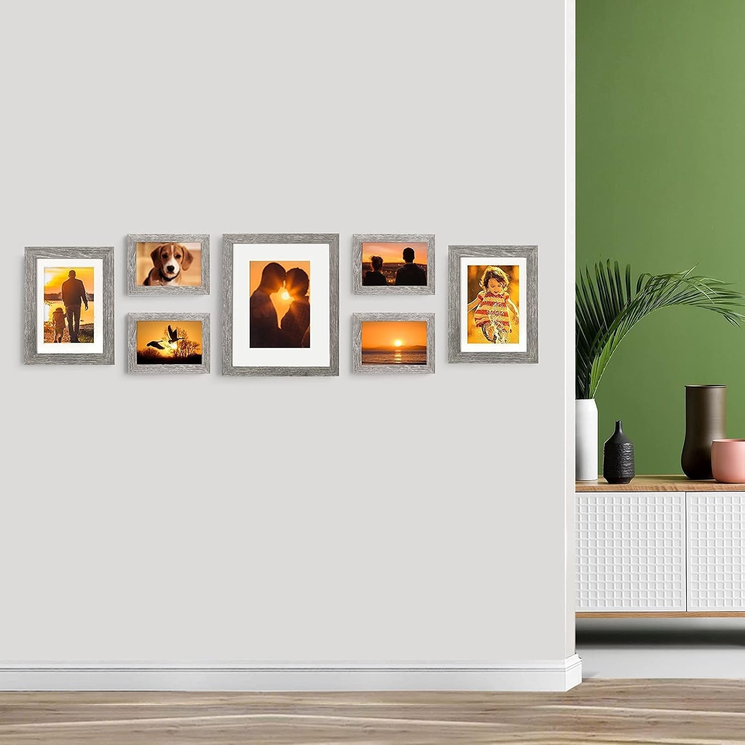4x6-picture-frame-rustic-grey-wood-pattern-set-of-4-display-photos-3-5x5-with-mat-or-4x6-without-mat-horizontal-and-vertical-formats-for-wall-and-table-mounting