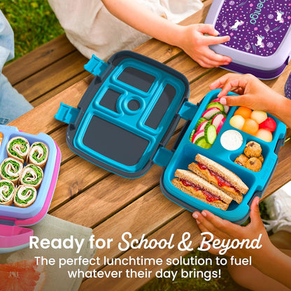 Bentgo Kids Prints Leak-Proof 5-Compartment Bento-Style Kids Lunch Box7