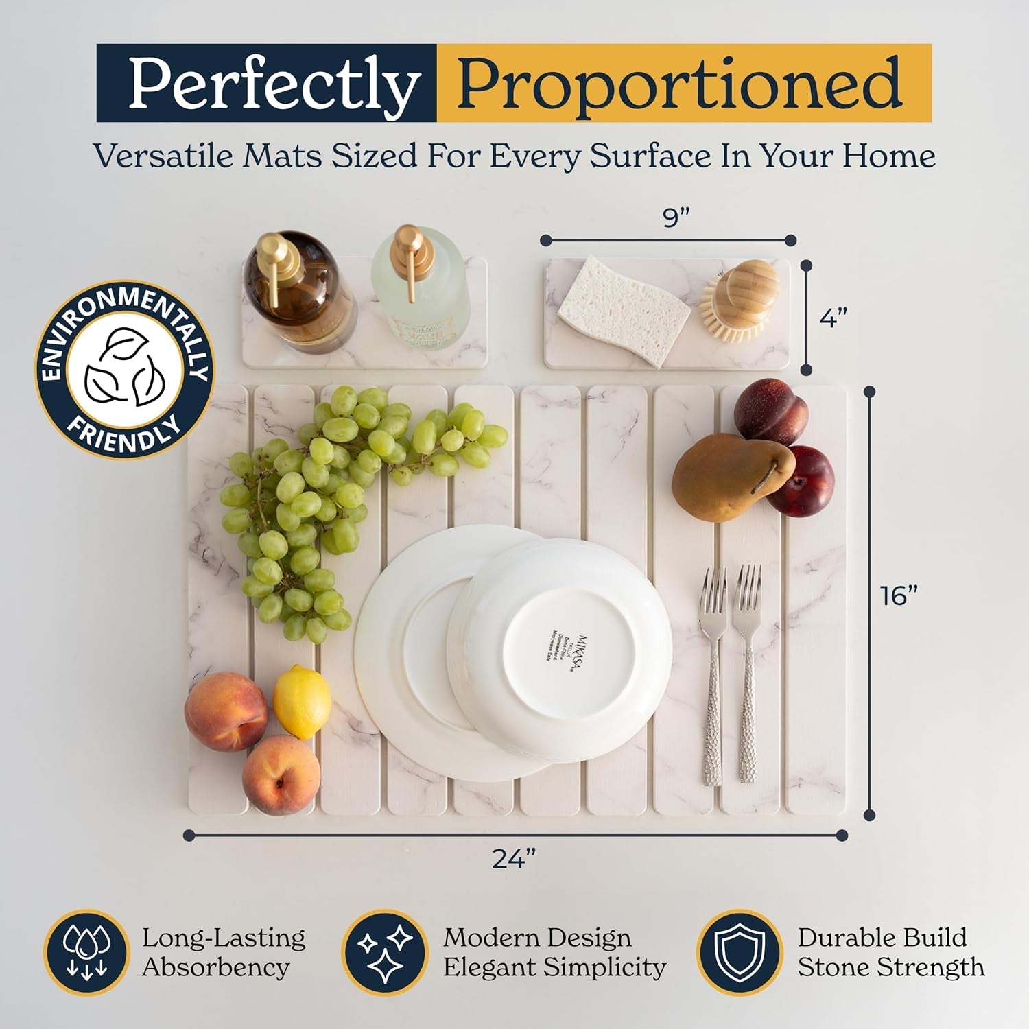 oleex-3-pack-stone-dish-drying-mat-set-includes-1-large-24-x16-2-small-4-x9-for-kitchen-counter-collapsible-diatomaceous-earth-pad-absorbs-water-dries-dishes-fast-non-slip-odor-resistant-mats