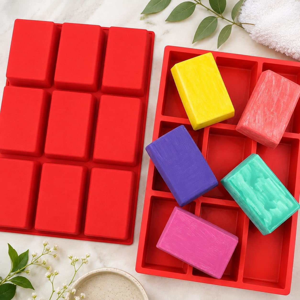 mini-loaf-pans-silicone-8-cavity-nonstick-mini-bread-loaf-pan-for-baking-cornbread-brownies-cheesecake-chocolate-small-loaves-oven-safe-reusable-bakeware-red-1-pack