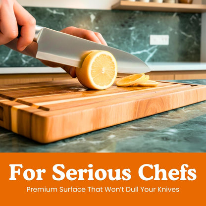 Non-Toxic Acacia Wood Cutting Board, Mineral Oil & Plastic Free, 16X11 in | Petroleum & BPA Free. Fsc-Certified Wood. Knife-Friendly Surface. Beeswax, Flaxseed & Lemon Oil Finish.7
