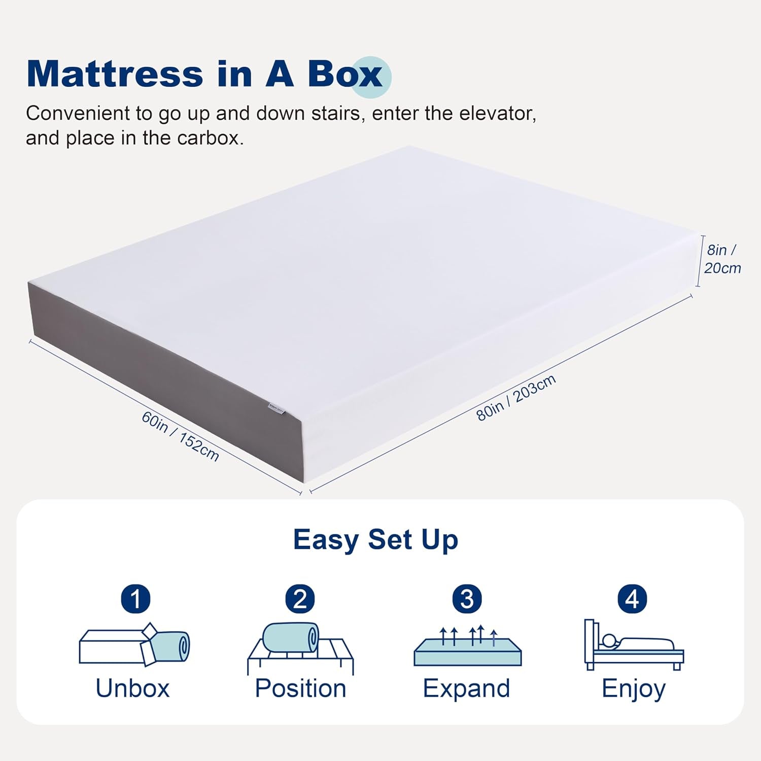 breathable-memory-foam-plush-mattress-queen-white-grey-80-x-60-x-8-inches