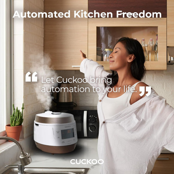 CUCKOO Electric Pressure Cooker 5QT, Versatile Slow Cooker with 10 Menu Options, High Pressure Food Steamer for Cooking, Instant Multicooker with Stainless Steel Non-Stick Inner Pot (CMC-QSB501S) | 10 Menu Options, Slow Cook and Steam, Nonstick Inner Pot, High Pressure Cooking, Versatile Food Steamer6