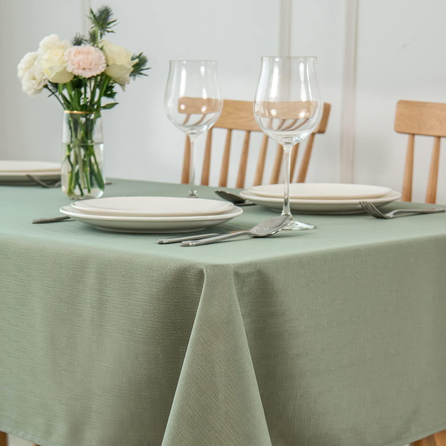 rectangle-slubby-textured-tablecloth-waterproof-spillproof-wrinkle-free-table-cloth-kitchen-dining-room-decoration-fabric-table-cover-for-holiday-party-dinner-52-x-70-inch-sage-green