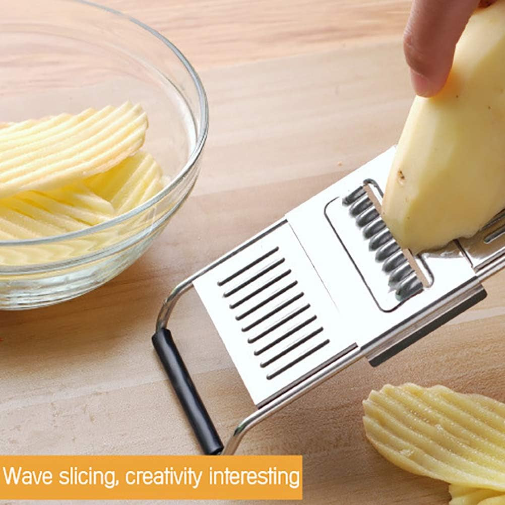 multi-purpose-grater-peeler-and-cutter-3-interchangeable-accessories-for-kitchen-with-stainless-steel-8-piece-vegetable-salad-chopper-slicer-silver