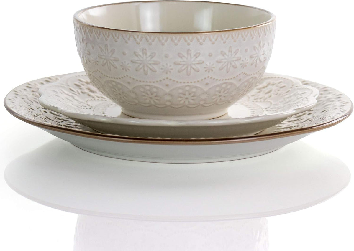 embossed-scalloped-stoneware-dinnerware-dish-set-16-piece-ivory
