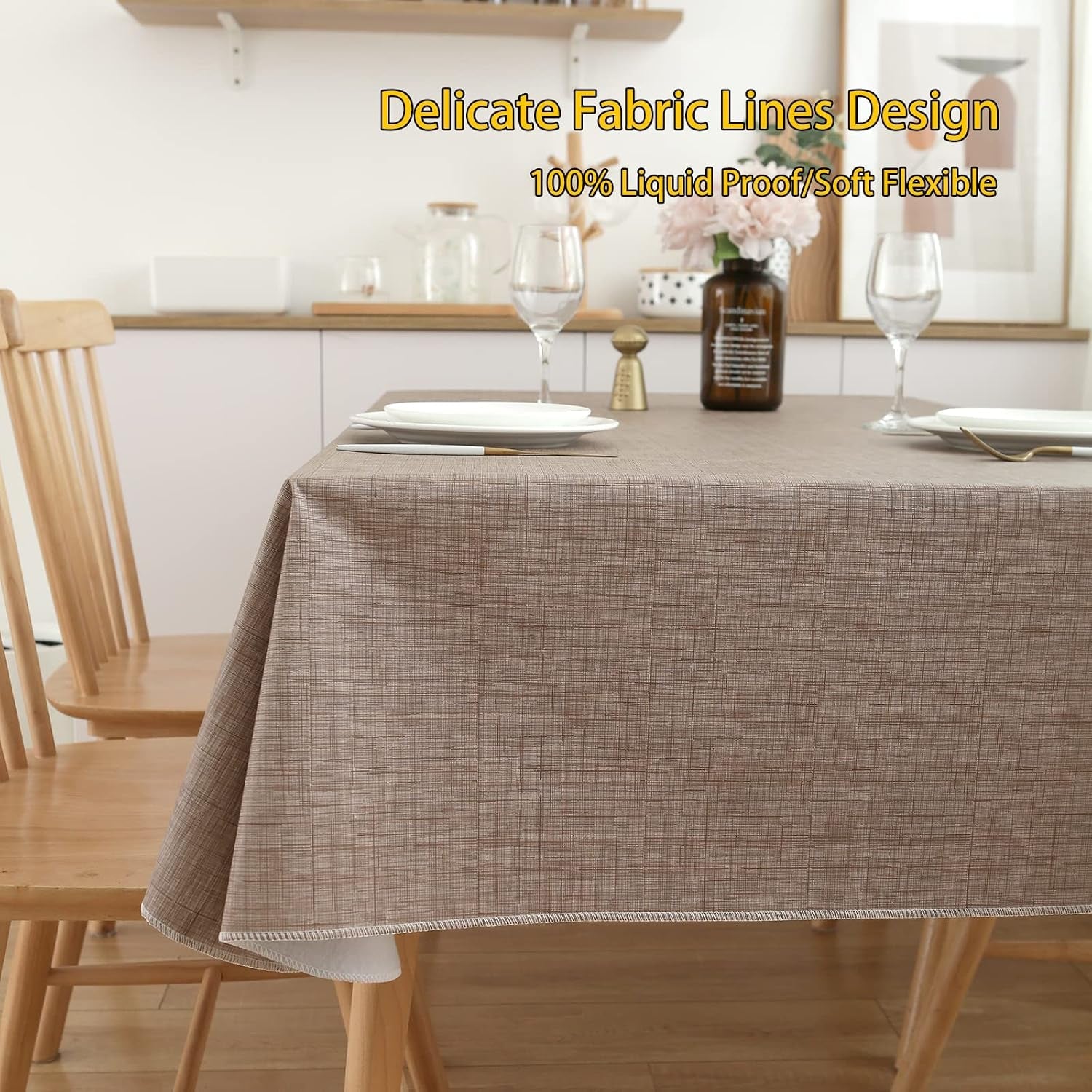 vinyl-tablecloth-with-flannel-backing-flaxen-waterproof-stain-resistant-easy-clean-table-cover-for-dining-kitchen-and-outdoor-use-60-x-84-rectangle