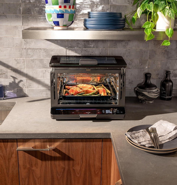 GE Profile Smart Oven with No Preheat, 11-In-1 Countertop Oven Including Air Fry, Warm, Toast, Broil, Roast, Pastry, Reheat, and More, Wifi and Smart Connected, Black8
