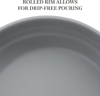 Delaroux 10 Piece Stainless Steel Pots and Pans Kitchen Cookware Set W/Pfas Free Premium Nonstick Ceramic Interior5