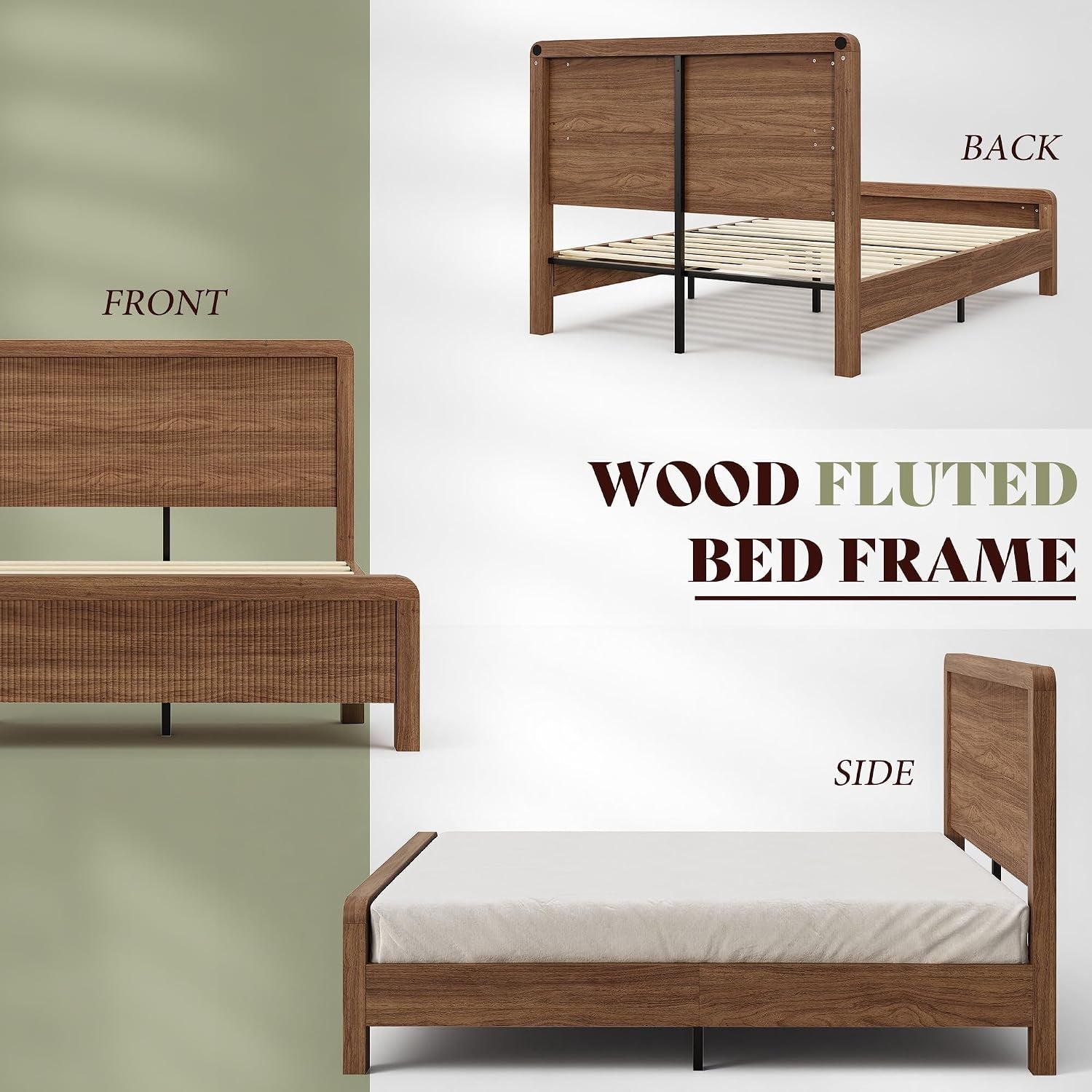 queen-wood-bed-frame-with-fluted-headboard-footboard-walnut