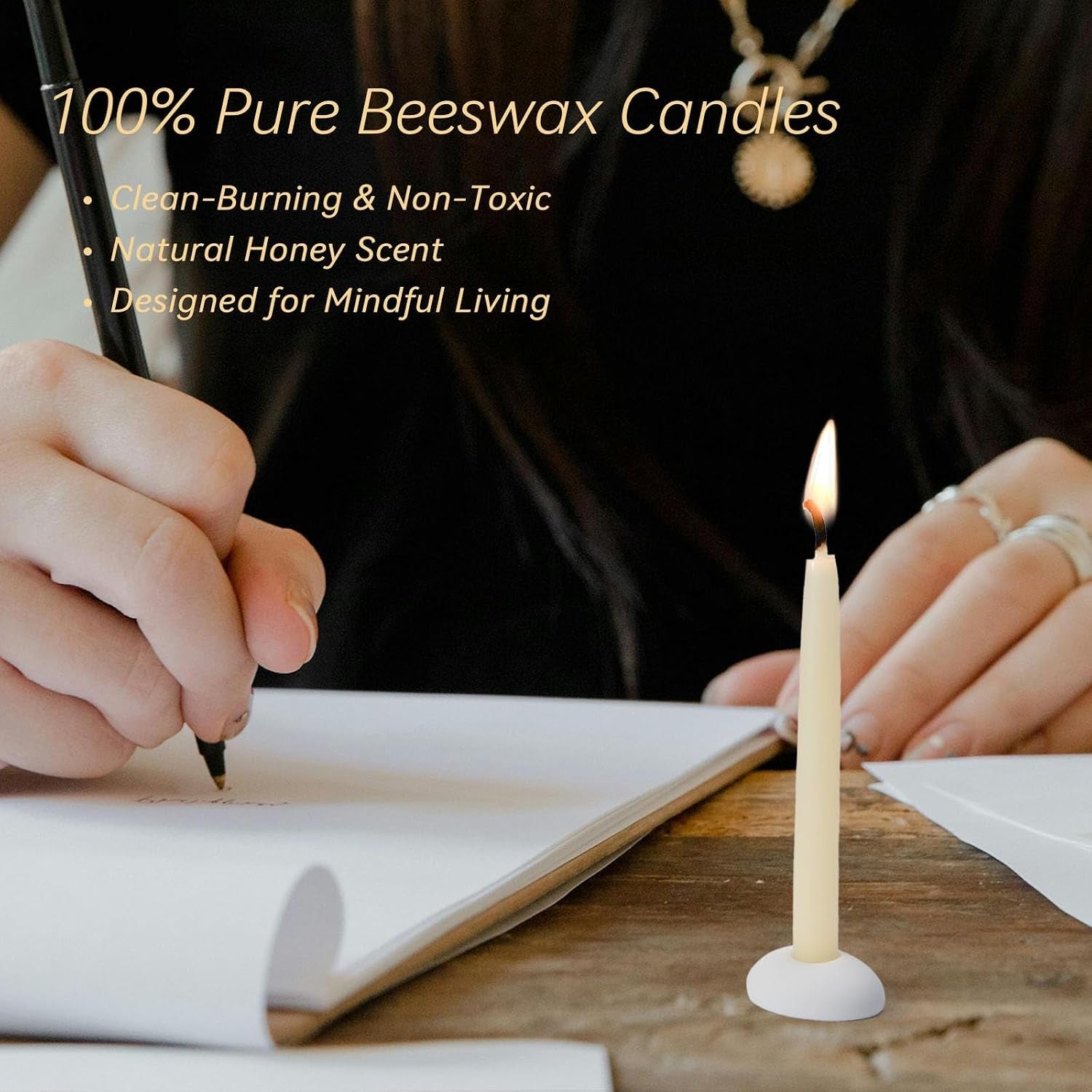 20-minute-100-pure-beeswax-candles-mini-mindful-meditation-taper-candles-smokeless-dripless-with-holder-for-yoga-prayer-relaxation-white-24-pack