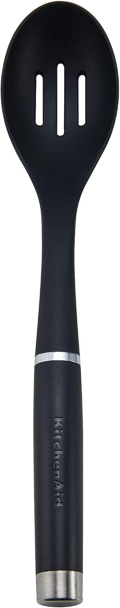 Kitchenaid KO004OHOBA Gourmet Nylon Slotted Spoon,Matte Black3