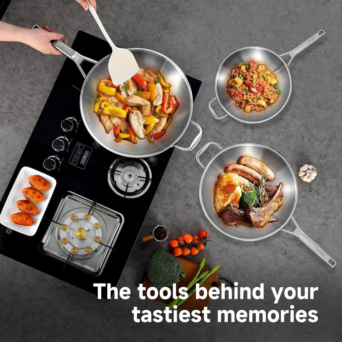 13-inch-stainless-steel-wok-with-lid-detachable-handle-uncoated-tri-ply-stainless-steel-stir-fry-pan-everyday-cooking-wok-for-induction-flat-bottom-dishwasher-oven-safe
