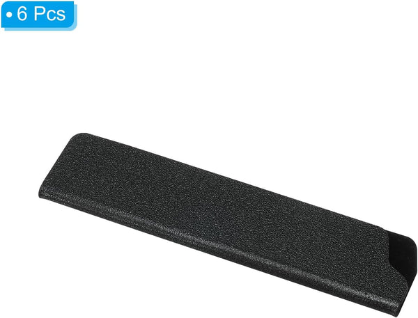 ABS Knife Cover Sleeves for 5" Santoku Knife, 6 Pack Knife Guard Blade Protector Universal Knife Sheath for Home Kitchen, Black3