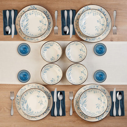 Bella 12 Piece Dinnerware Set, Service for 4, Multicolor8