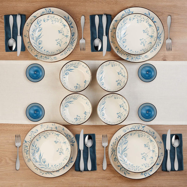 Bella 12 Piece Dinnerware Set, Service for 4, Multicolor8