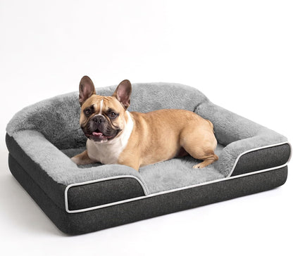 Orthopedic Dog Bed for Large Dogs, 35"X25", Washable Pet Couch Bed1