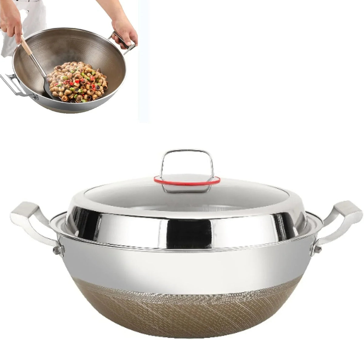 titanium-hammered-wok-with-double-handles-2026-new-frying-pans-nonstick-non-stick-wok-scratch-resistant-non-stick-titanium-pans-for-cooking-with-lid-14-17in