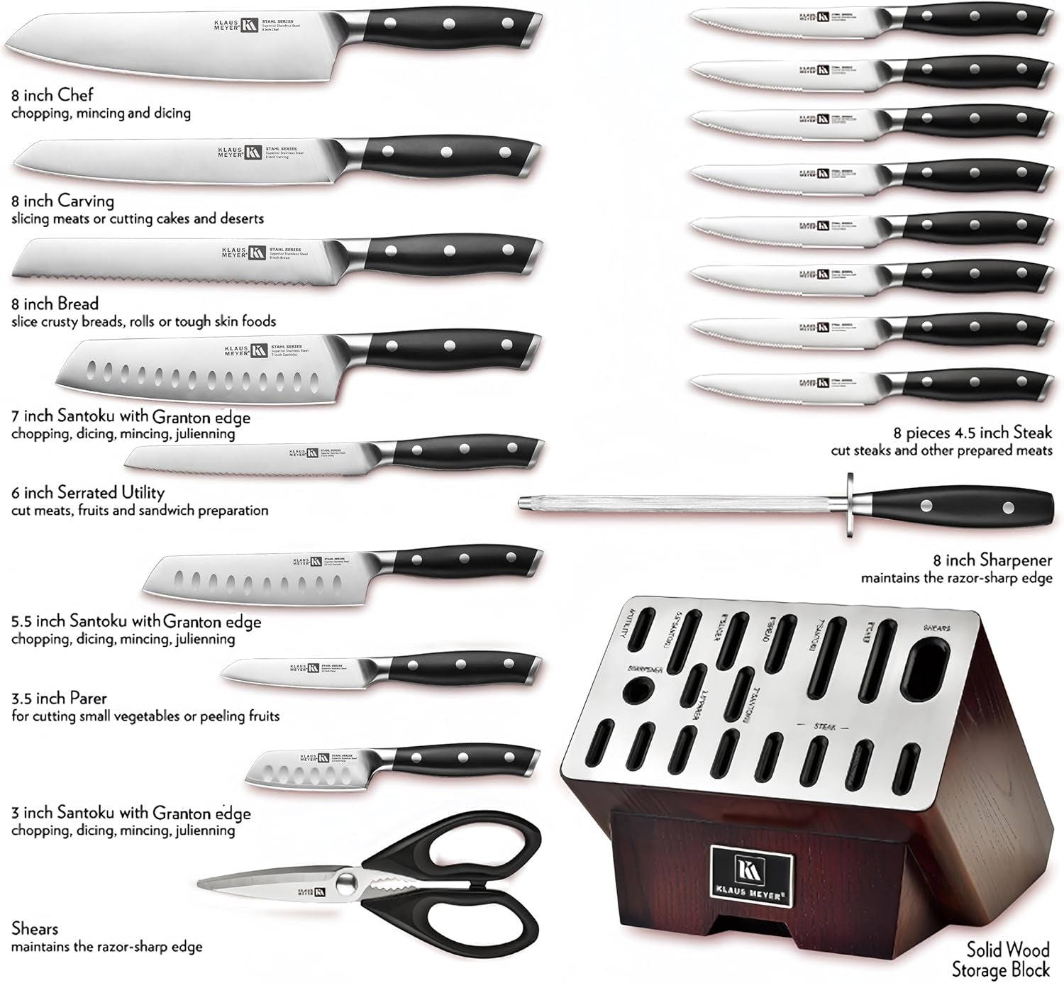 stahl-19-piece-german-steel-kitchen-knife-block-set-black-premium-knife-set-long-lasting-sharpness-versatile-knife-choices-space-saving-block-ideal-for-food-prep-large-gathering