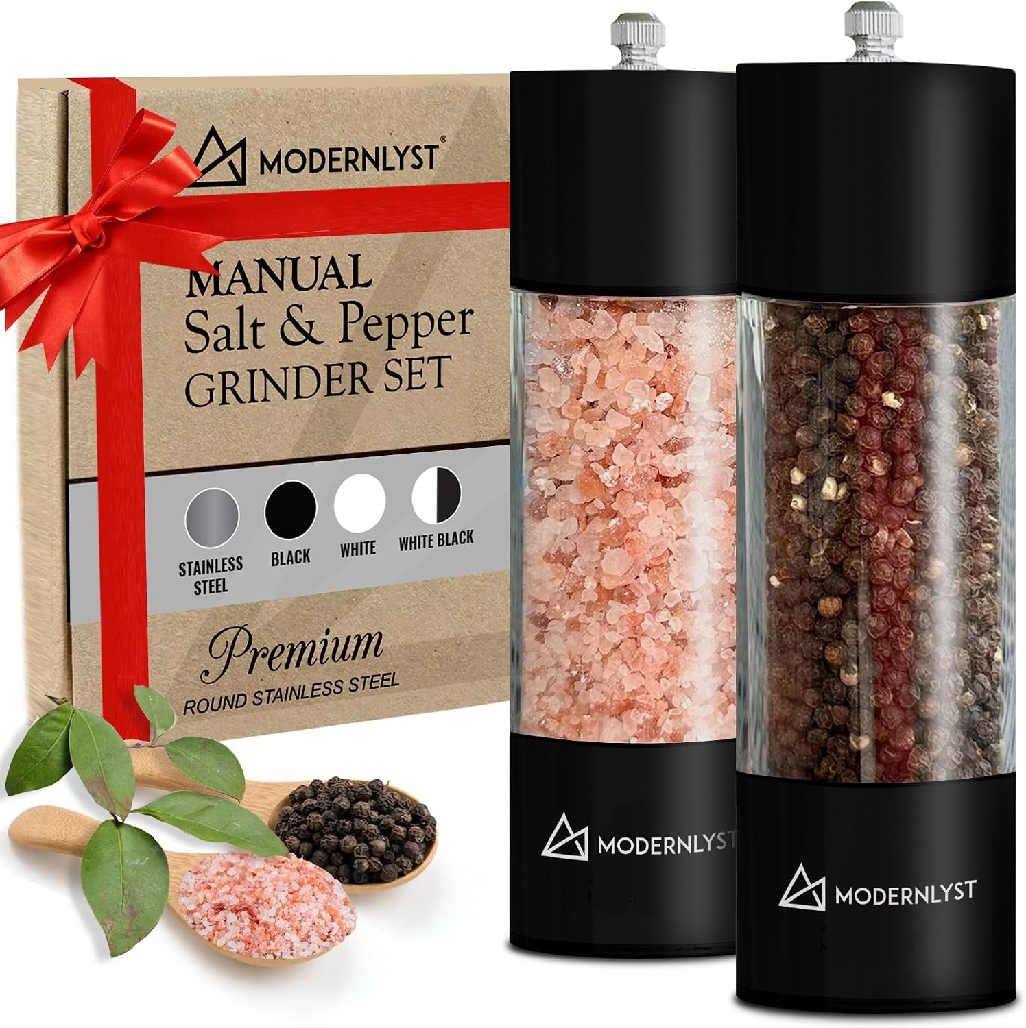 manual-salt-and-pepper-grinder-set-of-2-large-round-salt-and-pepper-shakers-set-7-5-inch-stainless-steel-salt-grinder-refillable-pepper-grinder-manual-black