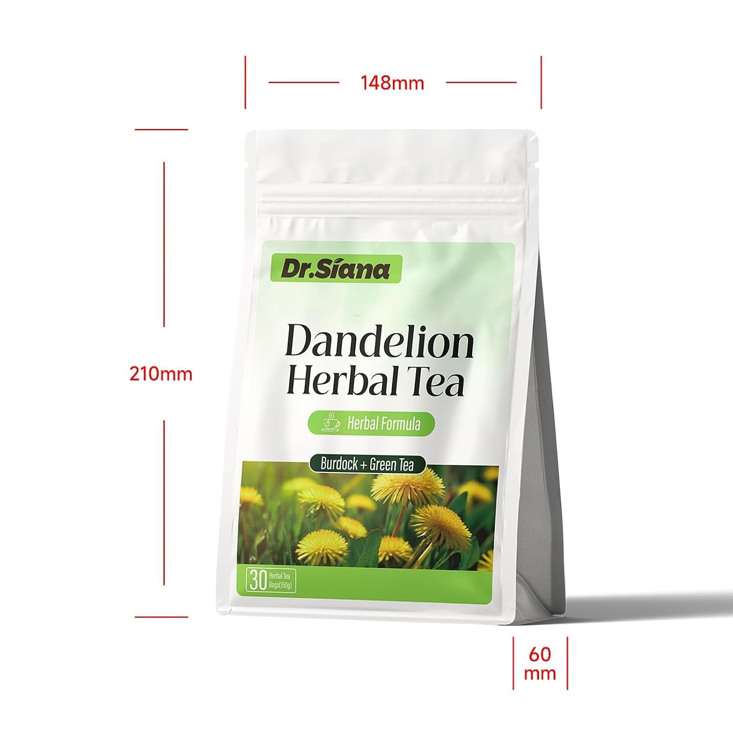 dr-siana-dandelion-root-tea-bags-burdock-root-tea-green-tea-5g-x-30-teabags-premium-natural-herbal-tea-support-digestive-function