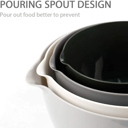 Classic Mixing Bowl Set of 4, BPA Free Plastic5
