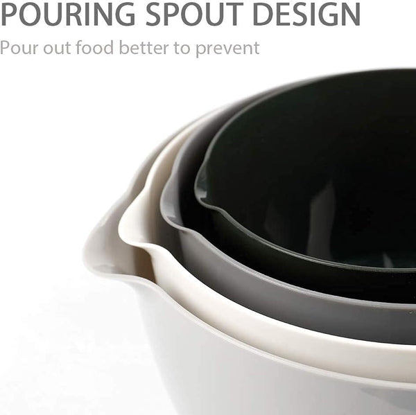 Classic Mixing Bowl Set of 4, BPA Free Plastic5