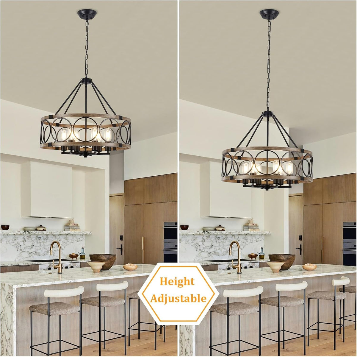 6-light-farmhouse-chandelier-for-dining-room-21-65-black-rustic-industrial-drum-chandeliers-imitation-wood-grain-pendant-light-fixture-for-kitchen-island-entryway-foyer-bedroom-hallway-e26-metal