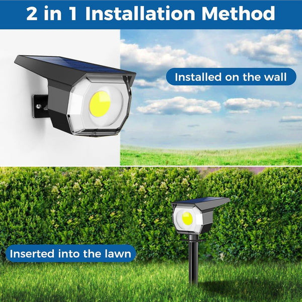 10 Pack Solar Spot Lights Outdoor Waterproof, Landscape Spotlights4