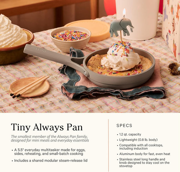 Our Place Tiny Cookware Duo, 3-Piece Compact Ceramic Nonstick Cookware Set5