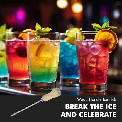 '- Select Wood Handle Ice Pick, Plated Steel Ice Breaking Tool with Wooden Handle, 10 Inches in Length 6 Inch Blade, Great for Breaking Ice in Freezer4