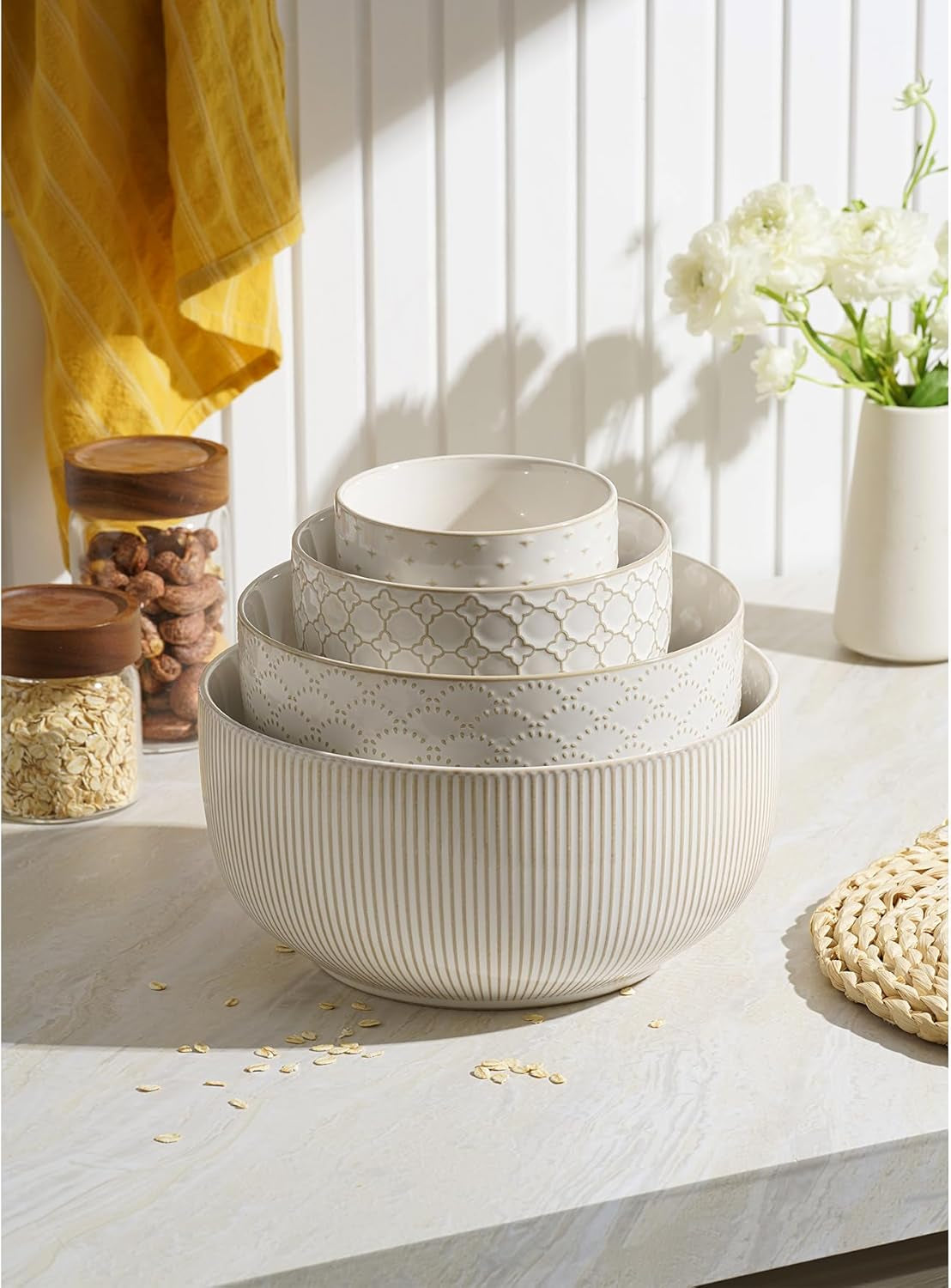 mikiegy-ceramic-mixing-bowls-set-of-4-nesting-ceramic-embossment-stoneware-mixing-bowls-for-cooking-serving-popcorn-salad-etc-microwave-dishwasher-safe-20-44-98-145-oz-off-white