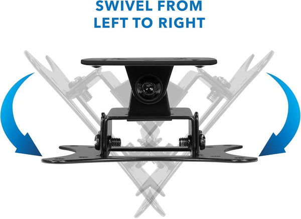 Small TV Wall Mount for 19–32 Inch Flat Screen Tvs | Tilt and Swivel TV Wall Mount | Low Profile 2.4” Design | VESA 75X75 100X100 | Single Stud Installation | 44 Lb Capacity8