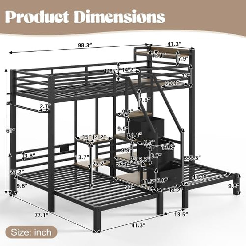 twin-triple-bunk-bed-for-3-with-storage-stair-and-drawers-black