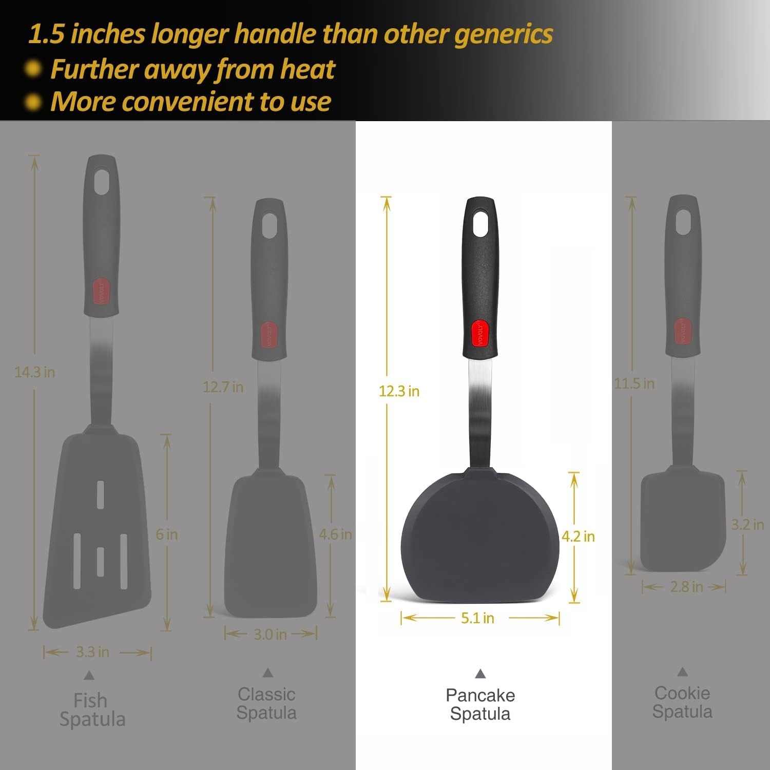 silicone-pancake-spatula-turner-with-lengthened-handle-heat-resistant-cooking-spatulas-for-nonstick-cookware-large-flexible-kitchen-utensils-bpa-free-rubber-flipper-for-egg-pancake-fish-burger