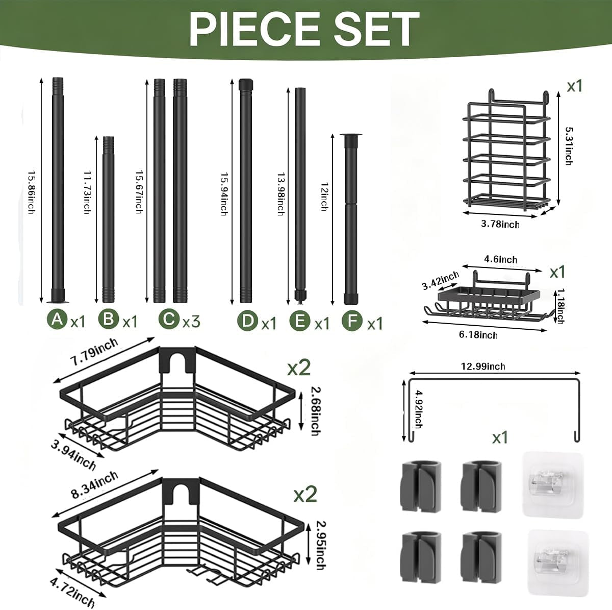 shower-caddy-tension-pole-adjustable-43-5-120-inch-corner-shower-organizer-no-drill-rustproof-stable-4-tier-bathroom-storage-shelves-built-in-towel-rack-toothbrush-holder-soap-dish
