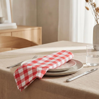 Cloth Napkins Cotton 12X12 (Set of 12) Red4