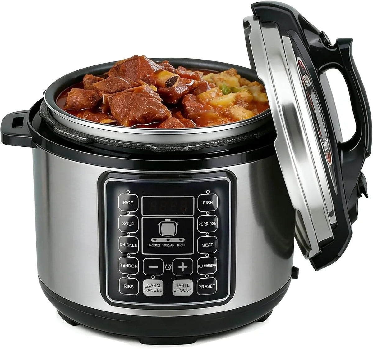 10-in-1-electric-pressure-cooker-multicooker-6l-pressure-cooker-24-hour-reservation-function-slow-cooker-rice-cooker-wok-yogurt-black