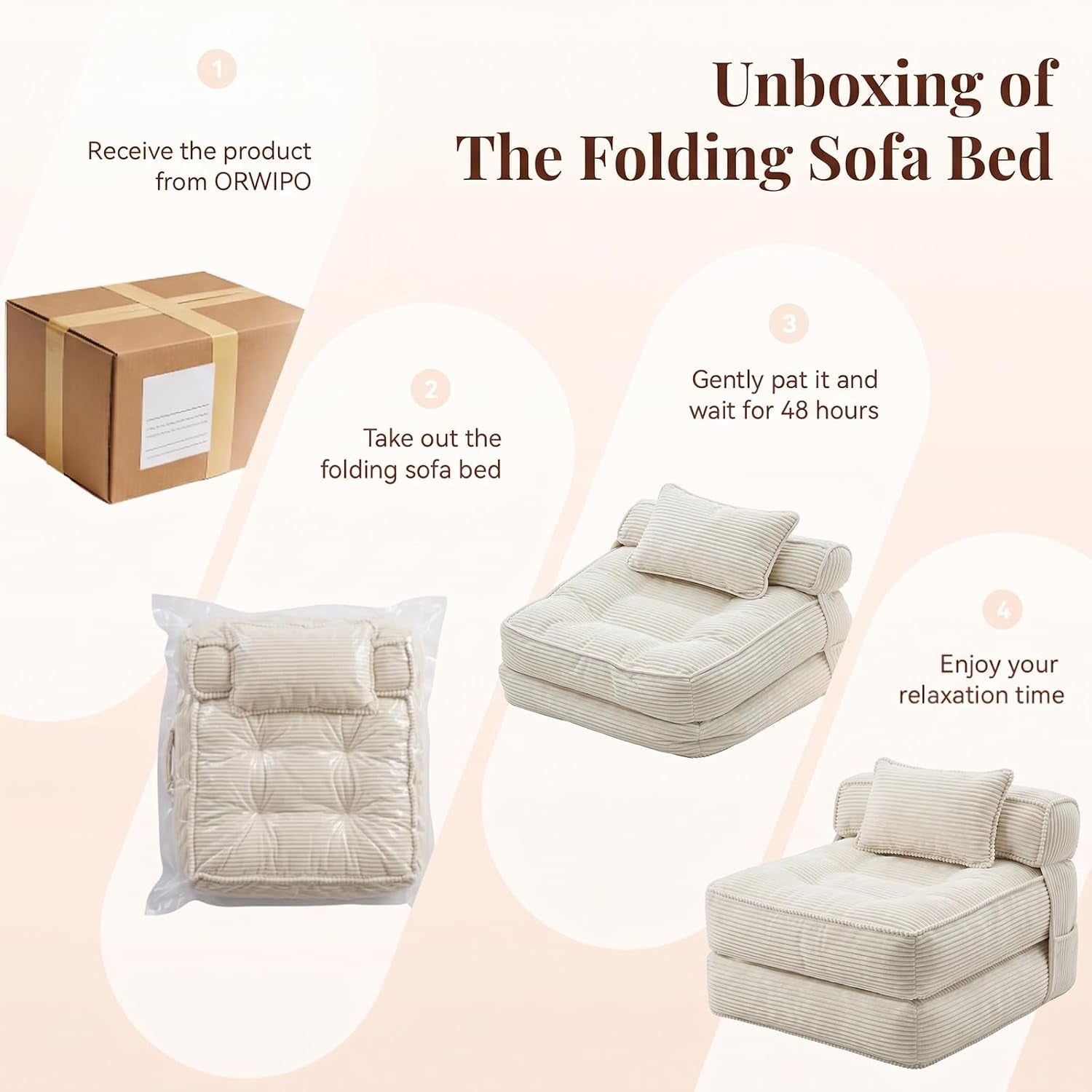 folding-sofa-bed-convertible-sleeper-chair-with-pillow