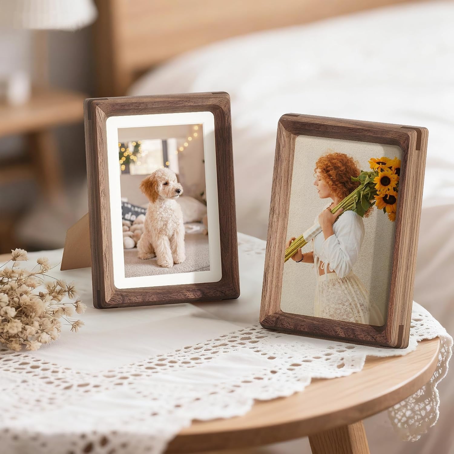 4x6-picture-frame-usa-sourced-walnut-wood-photo-frames-with-hd-tempered-glass-handcrafted-rounded-corner-4-x-6-wooden-frame-matted-to-3-5x5-photos-4x6-frames-tabletop-or-wall-display