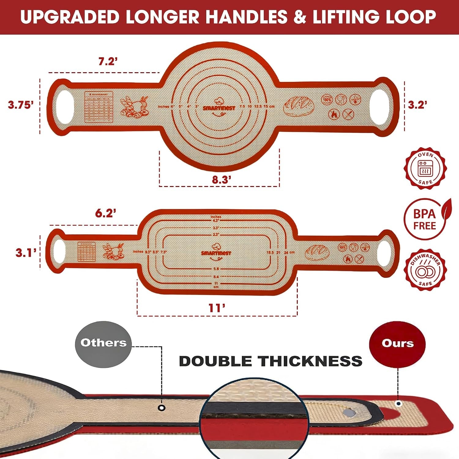 sourdough-silicone-bread-sling-for-dutch-oven-2pcs-non-stick-reusable-baking-mat-with-long-handles-essentials-bread-making-supplies-for-dough-transfer-and-loaf-pan-lifter-liner-set-of-oval-round