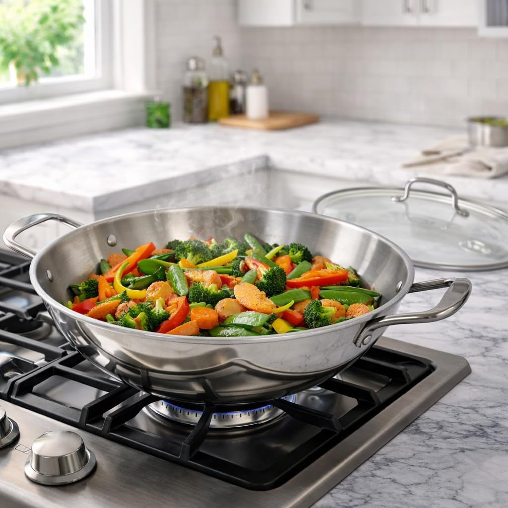 14-inch-stainless-steel-wok-with-glass-lid-aluminum-core-tri-ply-construction-brushed-interior-polished-exterior-dual-handles-stir-fry-pan-for-gas-electric-stovetops