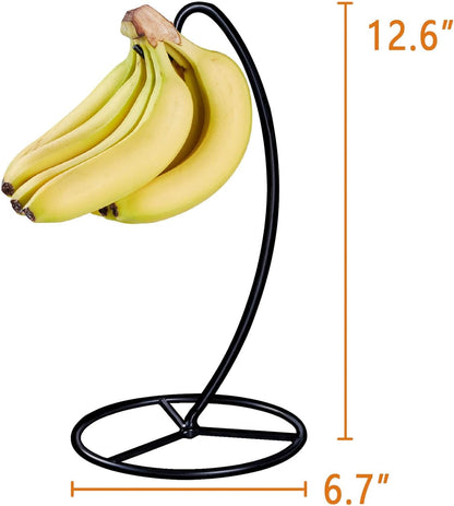 Banana Holder Stand, Banana Hanger Black-Metal Bananas Tree Hanger5