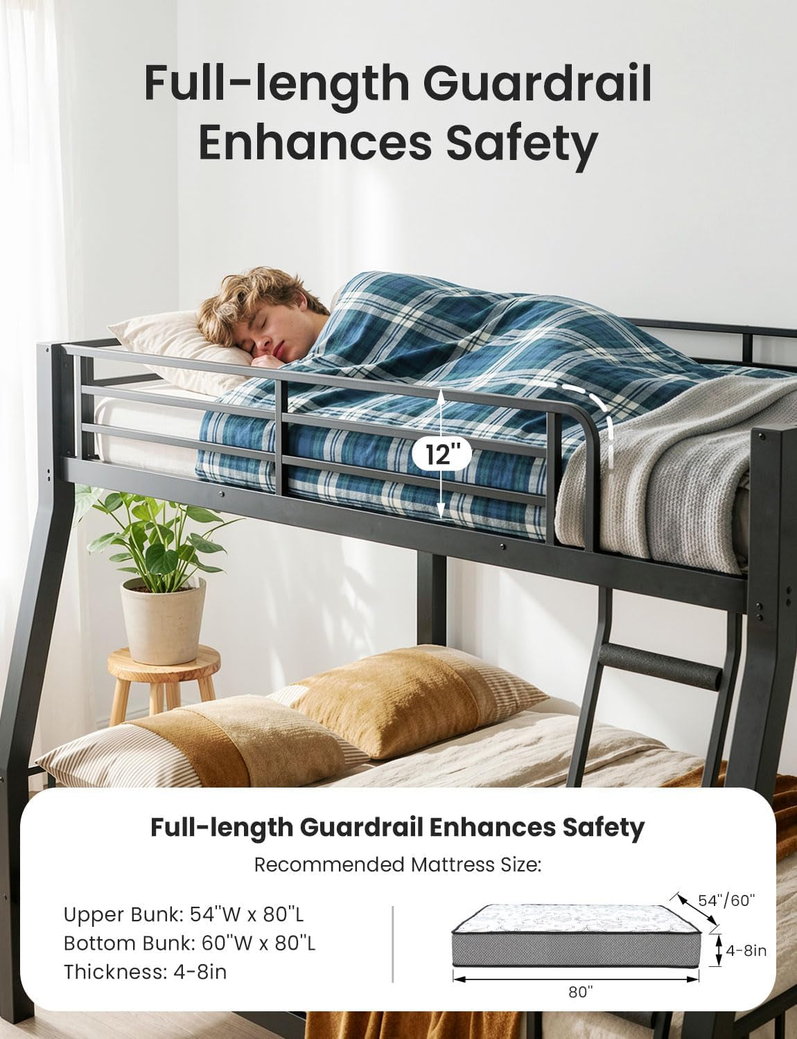 full-xl-over-queen-bunk-bed-metal-frame-with-safety-guardrails-ladder