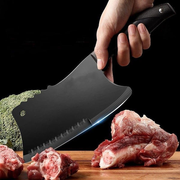 Meat Cleaver,Cleaver Knife, Butcher Knife Stainless Steel Bone Chopping Knife Meat Vegetables Slicing Cleaver High Hardness Kitchen Chef Knife, Zengjianhong51213